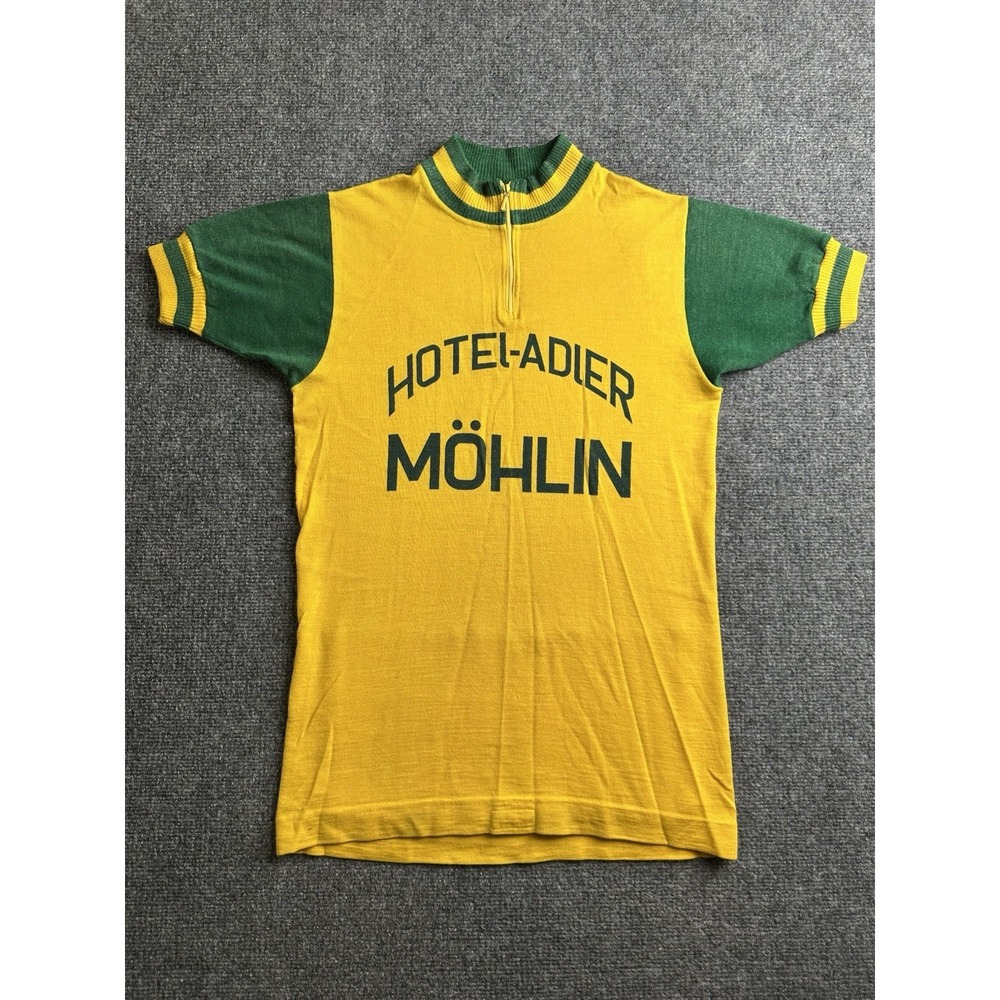 Mens Cycling Jersey Befa Sport Hotel Adier Mohlin 1970s, Size S
